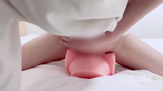 【正常位視点】正常位でエッチしてること想像しながらオナホオナニー