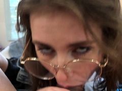 ATK Girlfriends-Fiona Sprouts Blue Dress POV