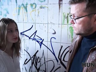 HUNT4K. Sasha Page enjoys Cheating and Anal Sex with a Stranger from the bar
