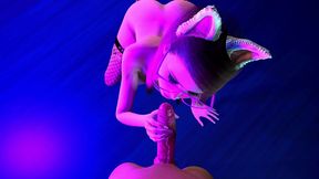 college teen riding cock to the beat (3d animation - vam)