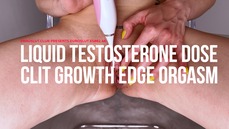 Liquid Testosterone Dose Clit Growth Edging Orgasm (ES882)