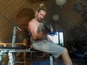 JV#10: playing guitar, singing, working out and jerking off to my friend's ex-wife!