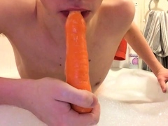 Sissy says yes to carrots