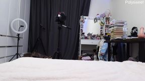 Rough domination with JOI masturbation and footfetish