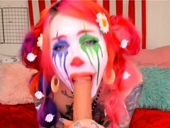 Slutty_Spice – Femdom Futa Clown Makes You Beg for Anal