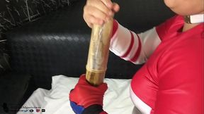 Harley ANAL Quinn Loves her Baseball bat up her ASS!!!