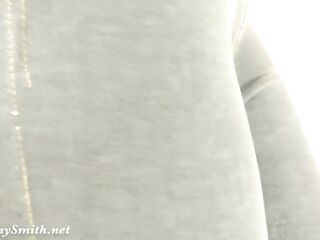 Jeny Smith taut panties camel toe.