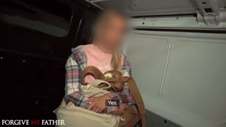 DEVIANTE - Hot blonde with tight shaven pussy and long legs confesses her sexual sins