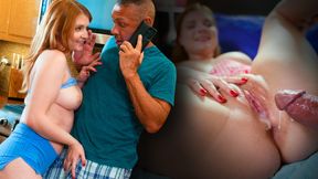 MyPervyFamily - Stepdad Can't Resist Ginger's Fluffy Muff - Harlow West