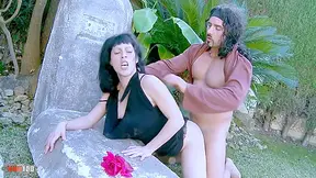 Ugly Bitch Widow Fucked On Husbands Grave