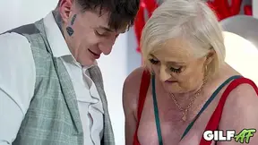 Matures hot and ready to please stepson with a deepthroat fellatio