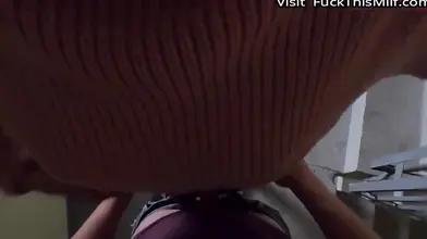fucked a modest girlfriend in a public place. 15
