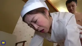 Japanese Mature Housemaid Gives Topnotch Blowjob & Anal Pleasure