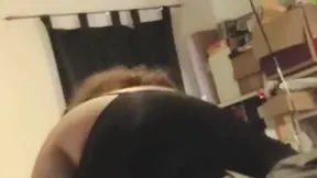 Cam show in black part 1 dance and strip