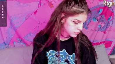 Teen Russian Tranny Chick With Sexy Feet Legs Jerks Off Her Dick On Camera