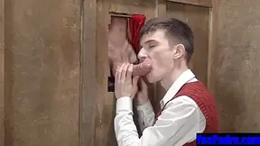Servicing Big Stepfather Cock At The Confessional