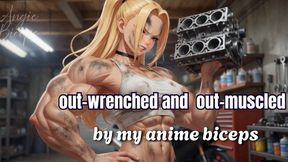 Outwrenched and outmuscled by my anime biceps