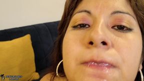 el novio de mi hijastra se follo a mi esposa, y le dimos doble penetracion en su cono y trago todo mi semen en un trio