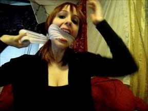 Naughty Ex-Girlfriend Loves To Be Gagged!