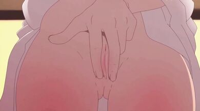 Anime amateur stuffed with huge cock in tight pink pussy