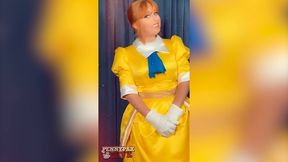 beauty! redhead penny pax dildo fucks herself in role playing session!