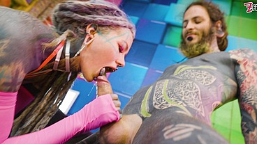 Big COCK ANAL fucking naughty horny HIPPIE slut