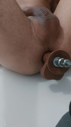 Solo games in the shower anal gay fuckmachine