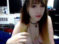 Pale amateur teen brunette Lynn Love