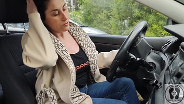 FRUSTRATED WOMAN CAR PROBLEMS DAL PUMP FETISH