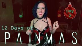 DAY 2 - 12 DAYS OF PAINMAS - Christmas CBT & Pain Play Slave Tasks by Miss Faith Rae with BDSM Instructions & Femdom POV - MKV