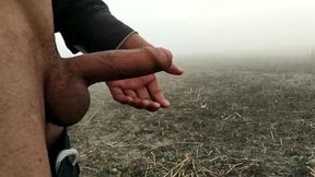 Big Cock Showing on Open Area