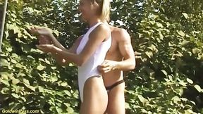 Chickfriend's oiled scene