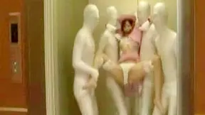 Elevator Sex - Unstoppable Lovers Get Steamy Ride Together