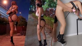 Suffer Day - outdoor ponygirl