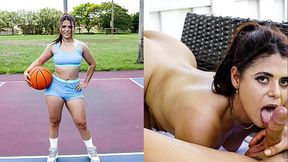 Big Butt MILF Entertains Her Trainers Advances