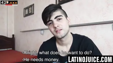 Three's Company But One Needs Money - Big Dick Latino Guys Fuck Each Other Hard!