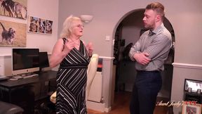 British GILF Mrs  Claire enjoys her big tits fucked by debt collector