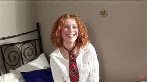 redheaded girl gets her holes fisted & toyed