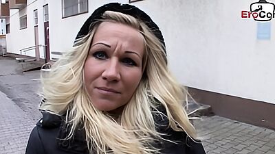 German mother from the street persuaded to have sex for money