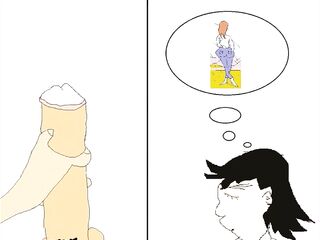 Sex Animation of Solo Male Masturbation while Fantasizing about Women