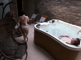 Indeed Hawt but Risky Romantic Amateur Sex with a Stranger in a Public Wellness Dada Deville