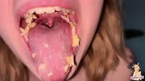 Hungry Giantess Make You Clean Her Mouth