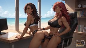 Four Ebony Queens. 1 Beach. Oral Sex, Threesomes. Hot, Filthy Slut. Horny, Porn.