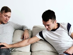 Twink gets ass fucked by his older bro