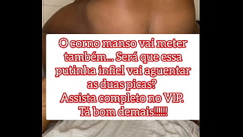 Fiz o Corno Frouxo e manso assistir eu comer e leitar a putinha dele. Contem DP. (Pr&eacute_via)
