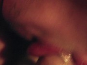 CUM SWALLOW & CLOSE UP SELFSUCKING