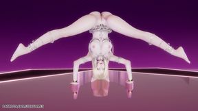 [mmd] Ahri Hot Striptease League of Legends Hentai Uncensored 4K 60fps