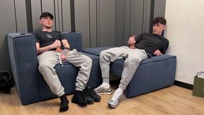 Guys Jerking Off Together