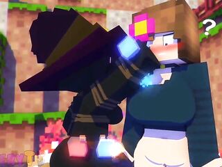 SLIPPERYT GETS! huge BOOBS MINECRAFT animation HD