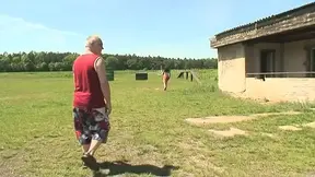 Old man lusts for young titney's juicy ass